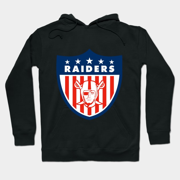 Oakland Raiders Badge Hoodie by Jerry After Young
